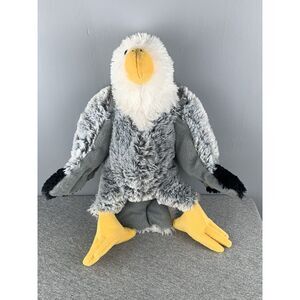 Bald Eagle Plush Bird 14” Nanco Animaland Stuffed Animal Toy USA Nations Emblem